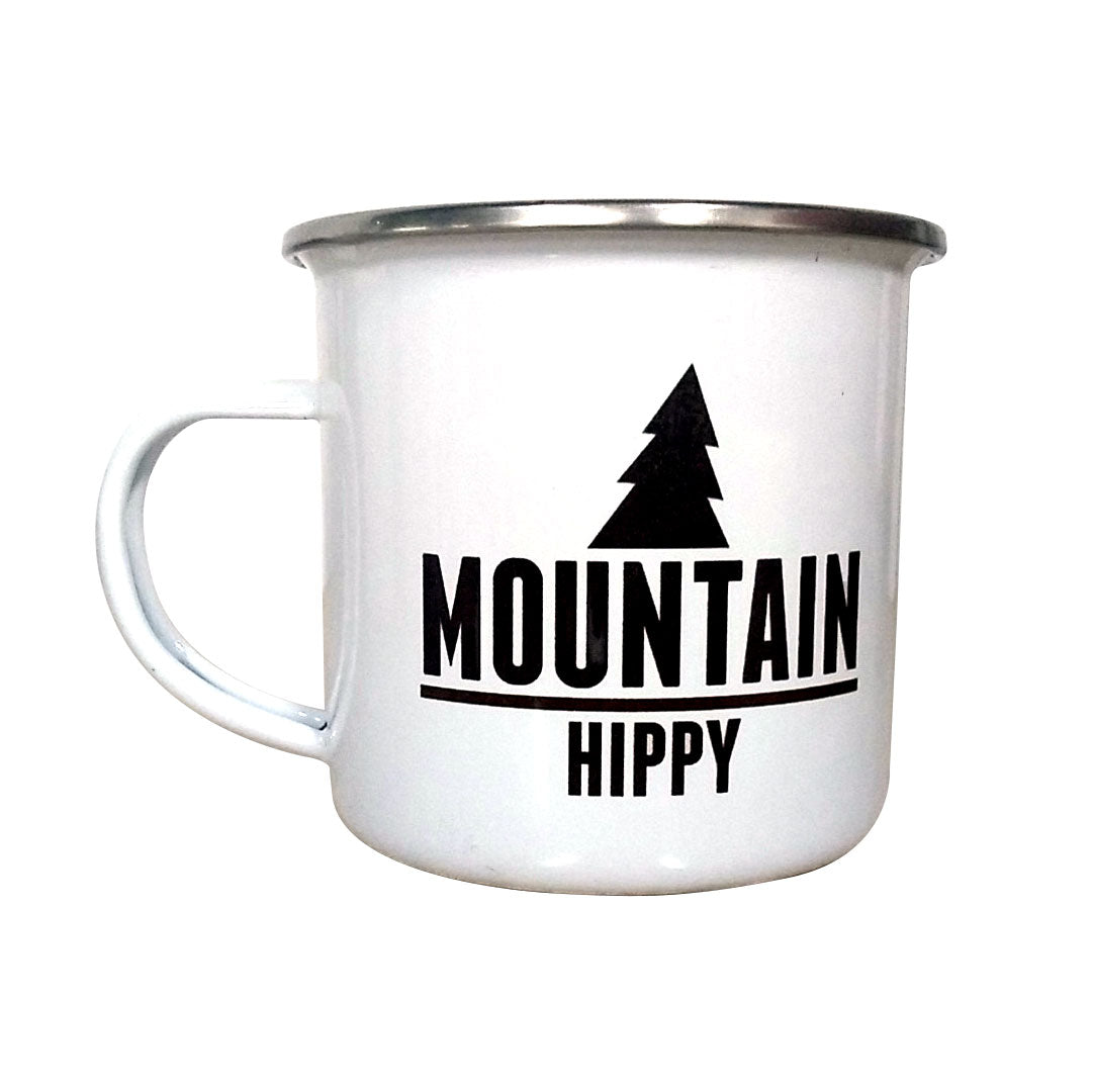 Mountain Hippy Enamel Mug