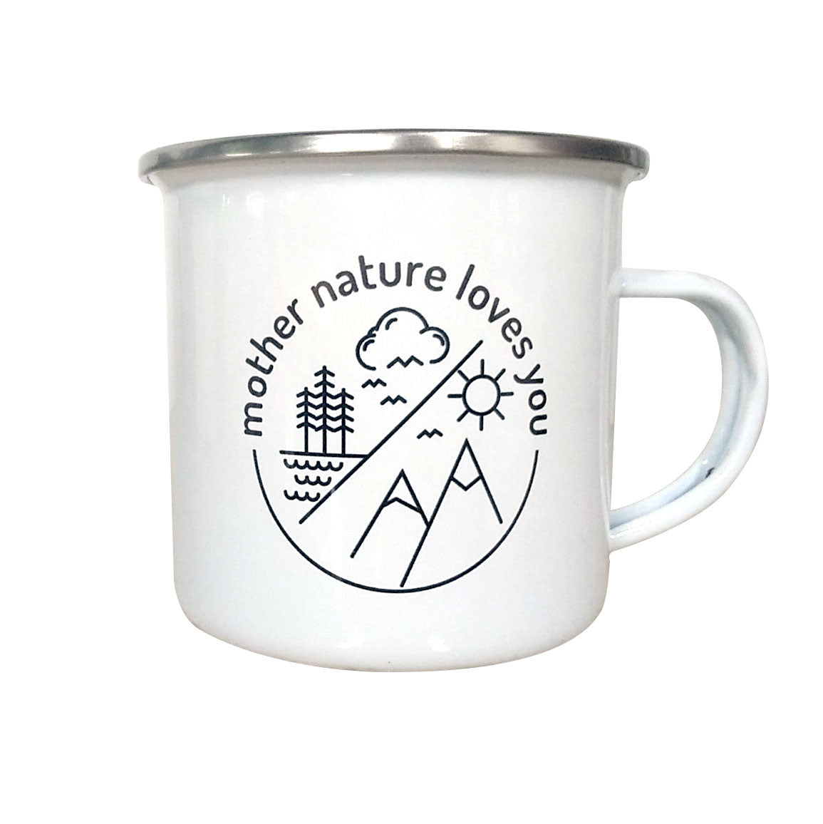 Mother Nature Enamel Mug